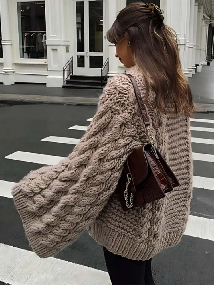 Hanne™ | Överdimensionerad stickad tröja